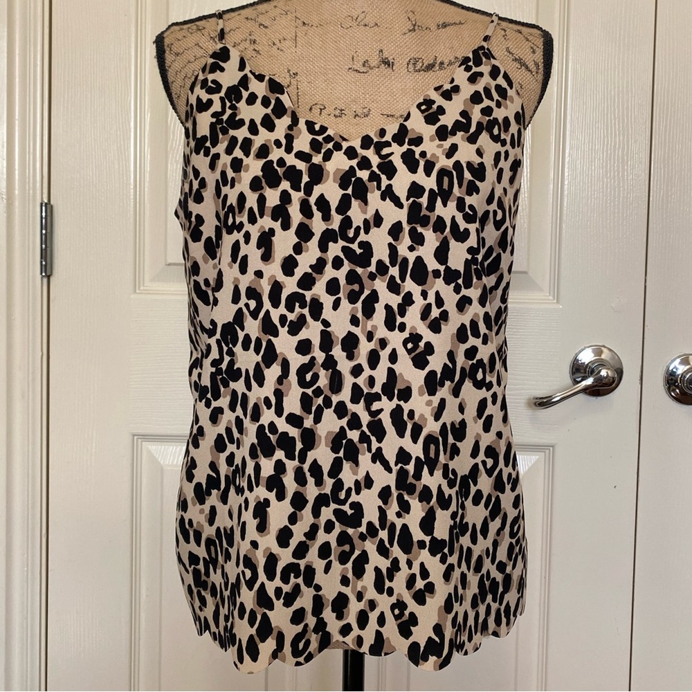 Halogen leopard print camisole